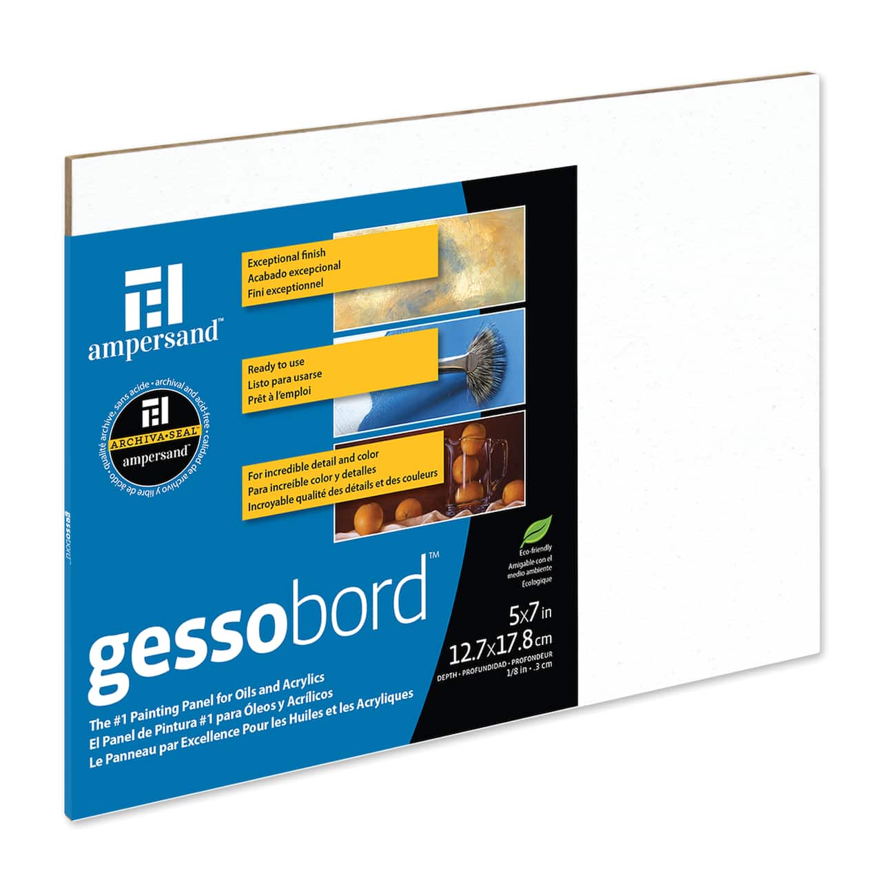 Ampersand™ Gessobord™ 1/8 Flat Oil & Acrylic Painting Panel
